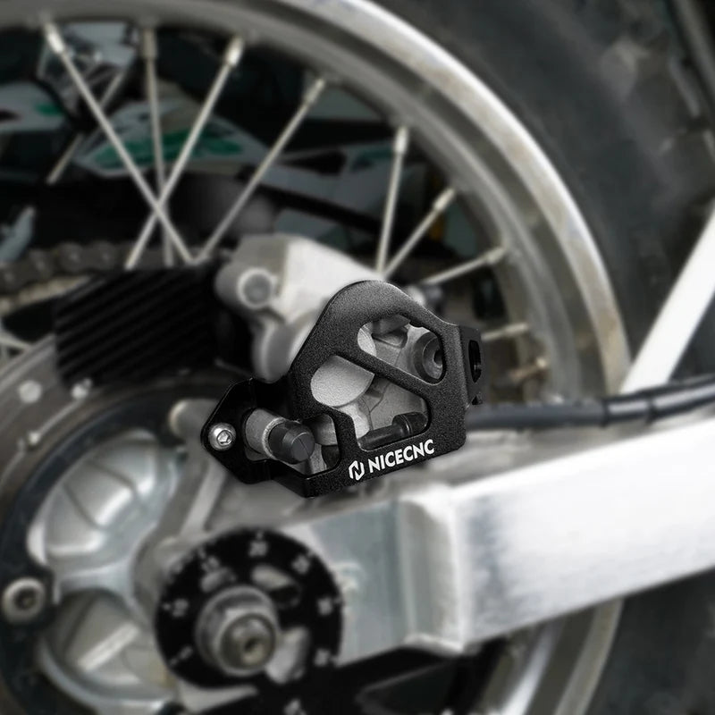 Protector de caliper de freno trasero negro NICECNC Honda XR650L 1993-2025