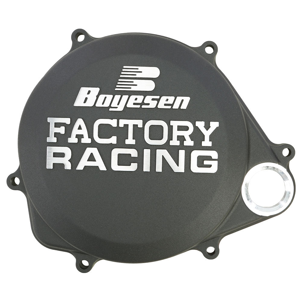 Tapa de clutch Boyesen color negro para Honda CRF450R 17-26/Honda CRF450RX 17-26