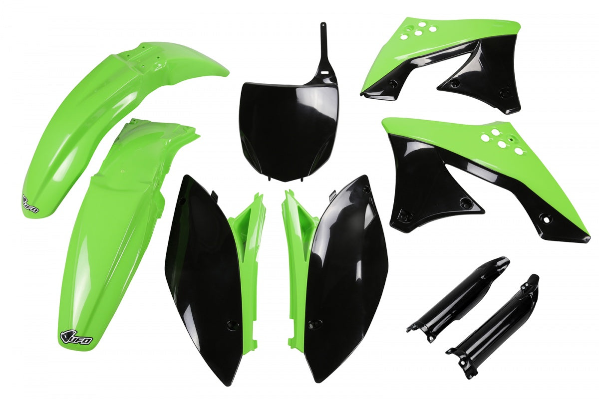 Kit completo de plásticos UFO color OEM Kawasaki KX250F 09-12