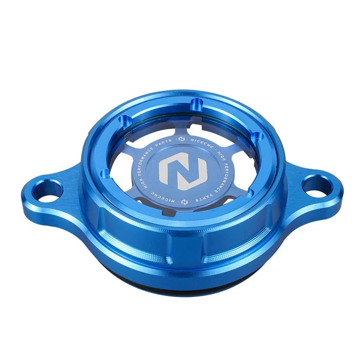 Tapa transparente para filtro de aceite de motor para Yamaha YZ250F-WR250F 2015-2024/YZ450F 2010-2022