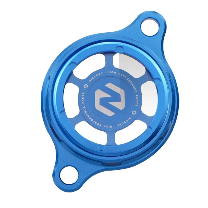 Tapa transparente para filtro de aceite de motor para Yamaha YZ250F-WR250F 2015-2024/YZ450F 2010-2022