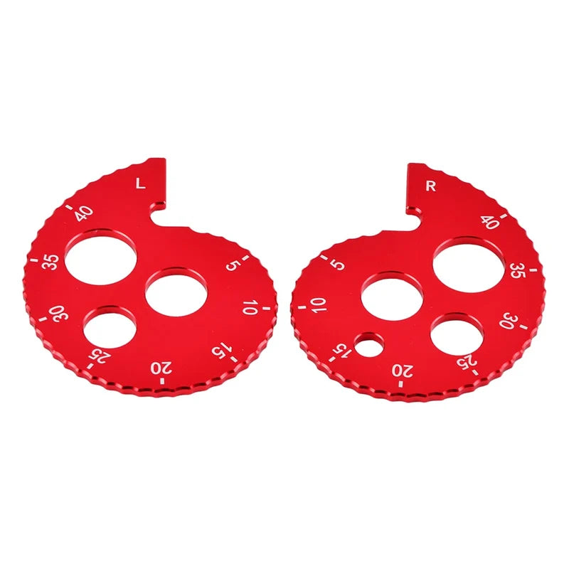 Tensor de cadena del eje trasero aluminio rojo anodizado NICECNC para Honda CRM0250/CRF150F/CRF230F/XR250R/XR400R/XR600R/XR650L