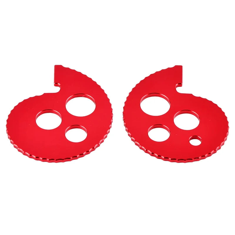 Tensor de cadena del eje trasero aluminio rojo anodizado NICECNC para Honda CRM0250/CRF150F/CRF230F/XR250R/XR400R/XR600R/XR650L