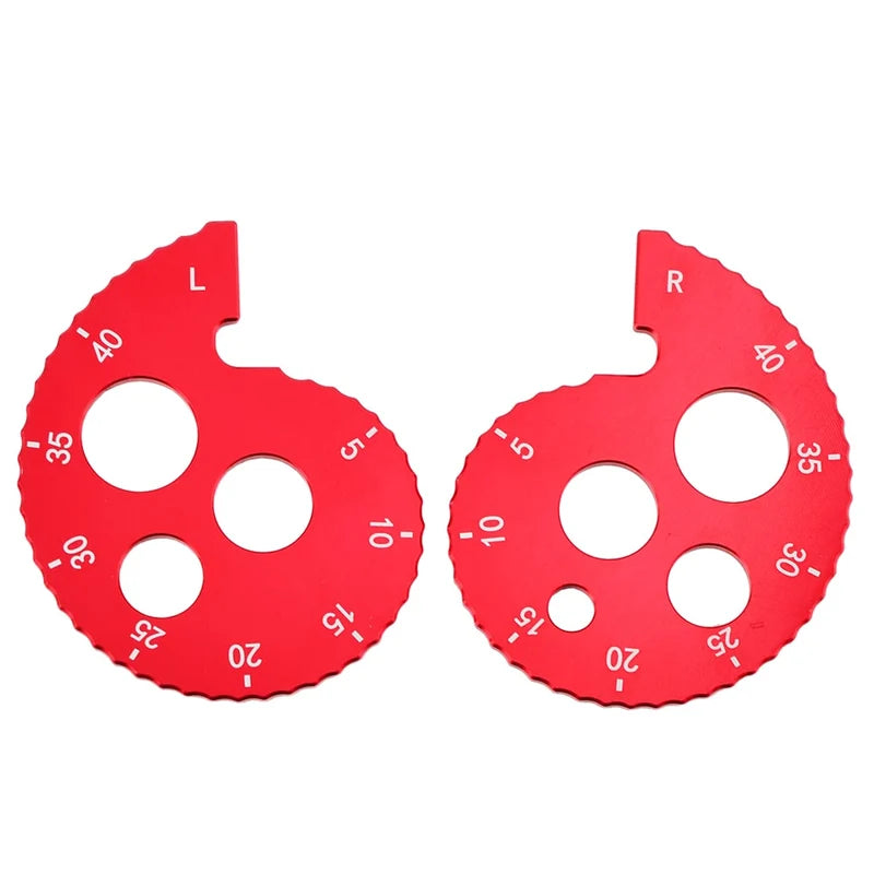 Tensor de cadena del eje trasero aluminio rojo anodizado NICECNC para Honda CRM0250/CRF150F/CRF230F/XR250R/XR400R/XR600R/XR650L