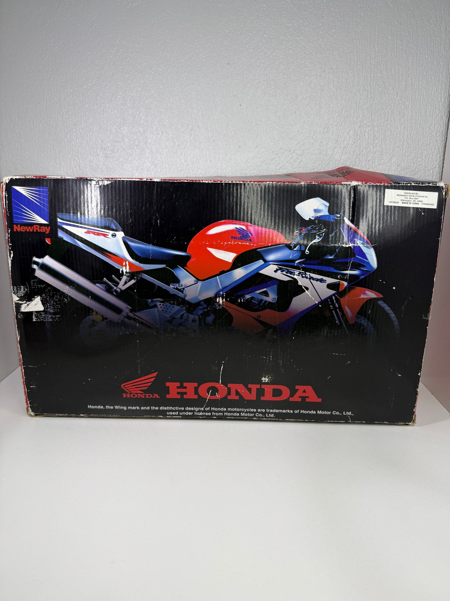 Motocicleta Honda XR400R año 2000 escala 1:6 New Ray