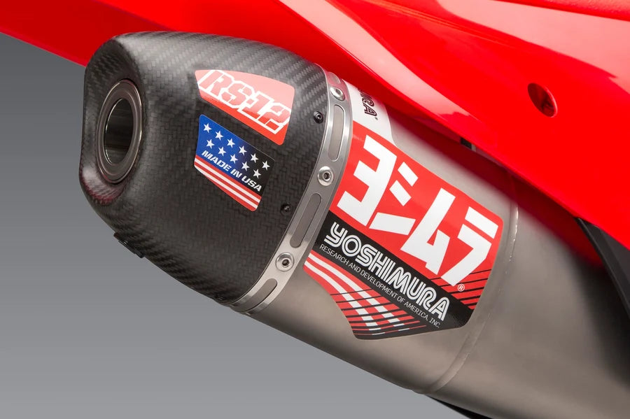 Calcomania de reemplazo mufla Yoshimura RS-12 (4 piezas) rojo