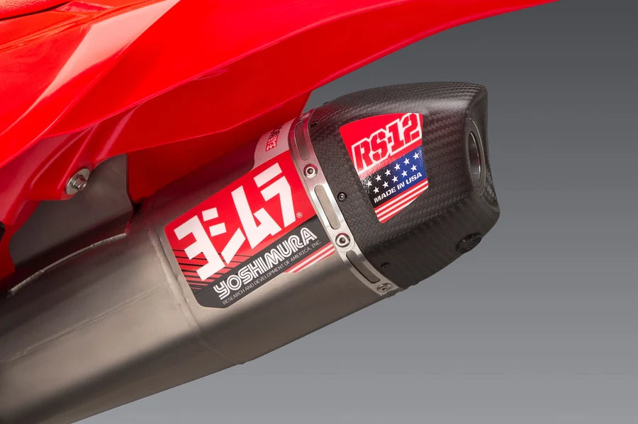 Calcomania de reemplazo mufla Yoshimura RS-12 (4 piezas) rojo