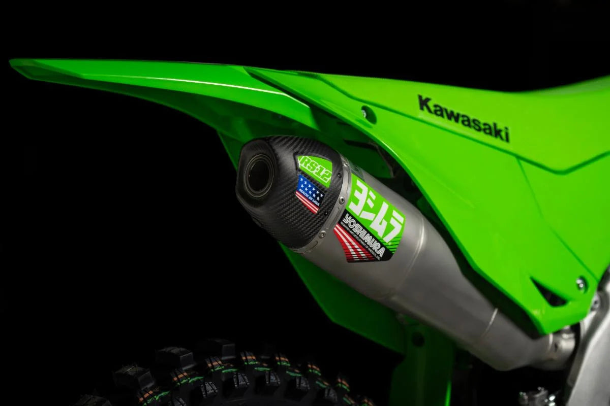 Calcomania de reemplazo mufla Yoshimura RS-12 (4 piezas) verde