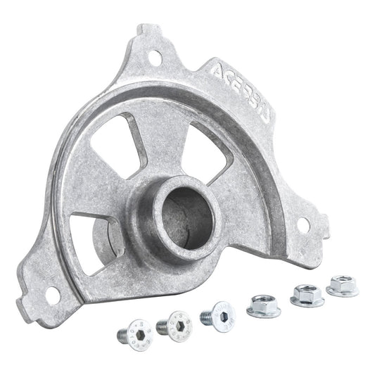 Kit de montaje de protector de disco Acerbis X-Brake/Spider Evolution, color plata para Yamaha YZF/WRF