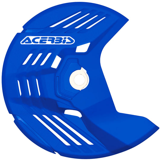 Protector de disco azul delantero lineal Acerbis X-Brake Yamaha, Honda, Kawasaki, Sherco
