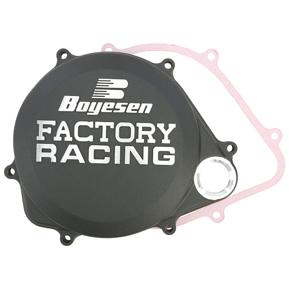Tapa de clutch Boyesen color negro para Honda CRF450R 17-26/Honda CRF450RX 17-26