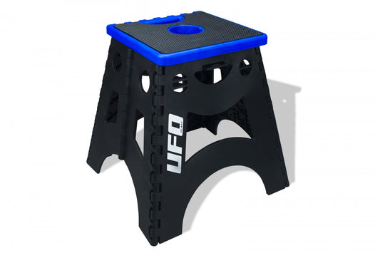 Banco para motocicleta plegable UFO color negro/azul
