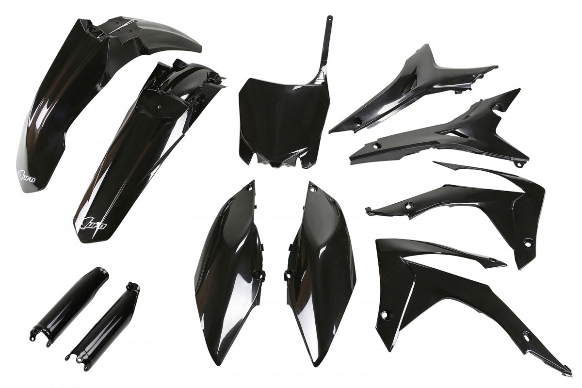 Kit completo de plásticos color negro Honda CRF250R 14-17/CRF450R 13-16