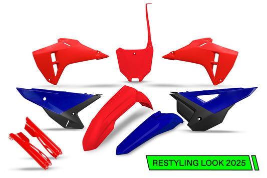 Kit completo de plásticos UFO color OEM estilo 2027-2025 para Honda CRF250R 2022-24/CRF450R 2021-24