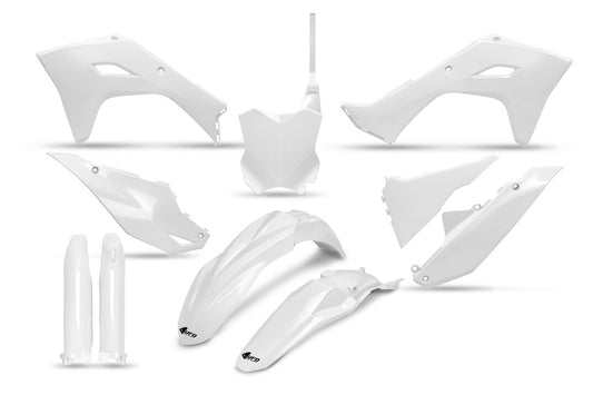 Kit completo de plásticos color blanco para Kawasaki KX250 25-26/KX250X 25-26/KX450 24-26/KX450X 24-26/KX450XC 24-26