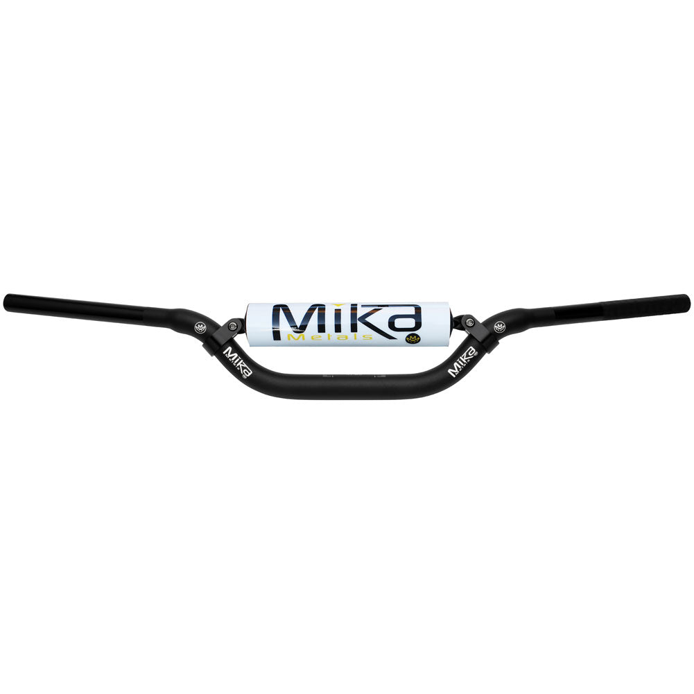Manivela Mika Metals Pro Series de 7/8" CR High Bend negro/blanco