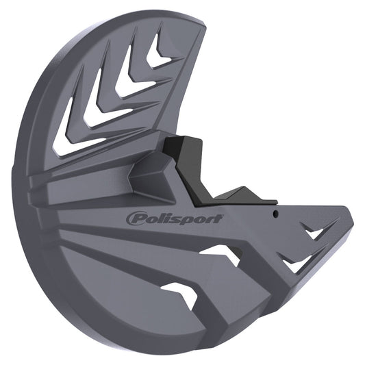 Protector de disco/horquilla gris/negro Polisport Honda CRF250R 15-26/CRF250RX 19-26/CRF450R 15-26/CRF450RX 17-26