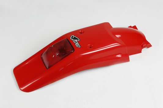 Guardabarro trasero UFO con luz trasera para Honda XR250R 1996-2004/XR400R 1996-2004