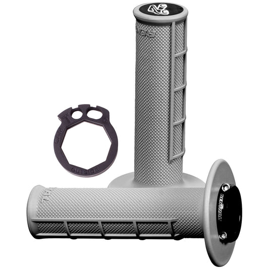 Puños Renthal Half Waffle MX Original Lock-On de compuesto blando