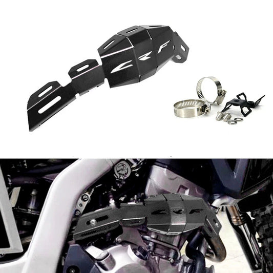 Protector térmico para tubo de escape negro POWER BOMB para HONDA CRF300L 2021-2026
