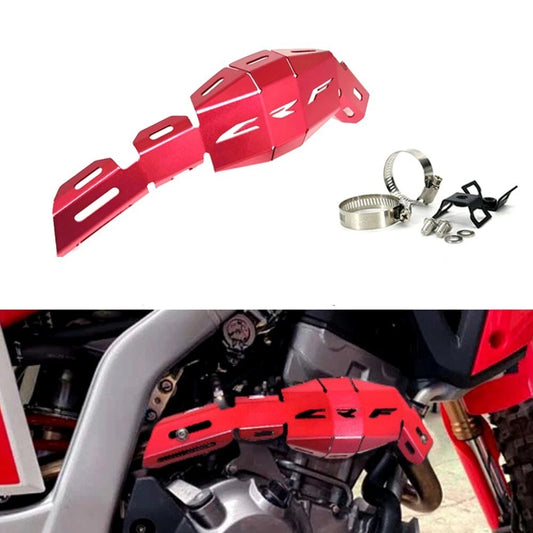 Protector térmico para tubo de escape rojo POWER BOMB para HONDA CRF300L 2021-2026