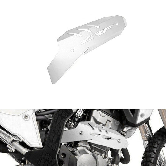 Protector térmico para tubo de escape plateado para HONDA CRF300L 21-24/CRF300L Rally 21-24