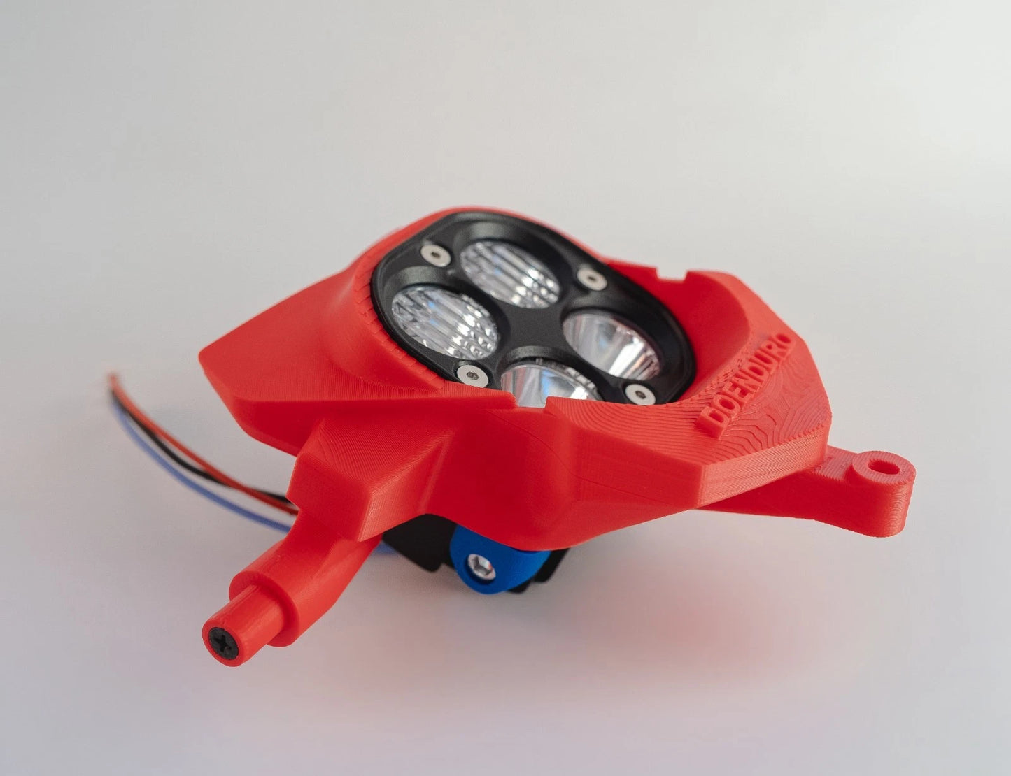 LED de luz baja/alta de 40W para HONDA CRF300L 2021-2026 color rojo
