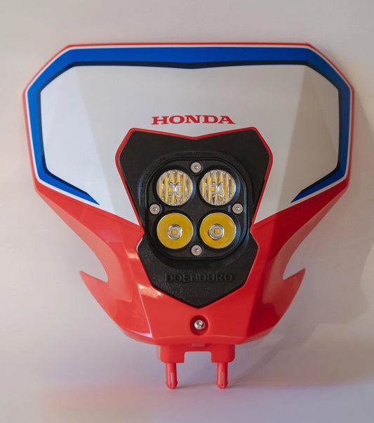 LED de luz baja/alta de 40W para HONDA CRF300L 2021-2026 color negro