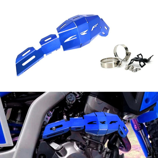 Protector térmico para tubo de escape azul POWER BOMB para HONDA CRF300L 2021-2026