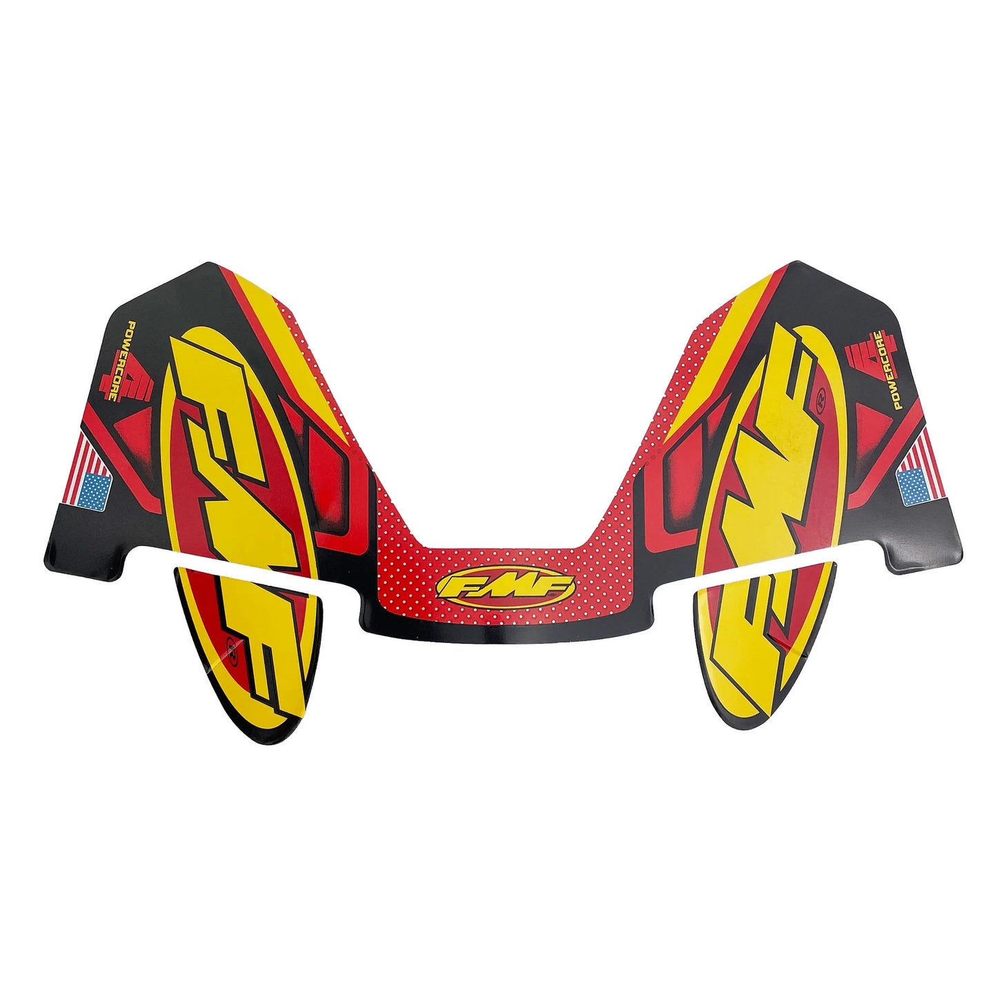 Calcomania de reemplazo patriotica mufla FMF HEX POWERCORE 4