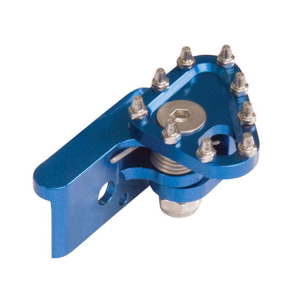 Punta de reemplazo para patilla de freno de aluminio Tusk color azul