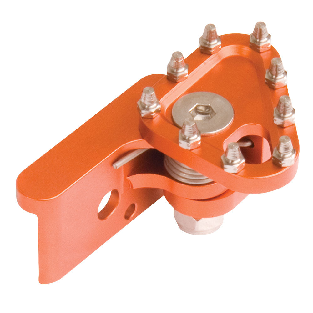 Punta de reemplazo para patilla de freno de aluminio Tusk color naranja