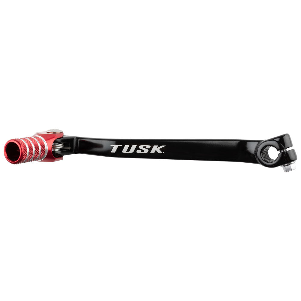 Patilla de cambios Tusk punta color rojo Honda XR250R 86-04/XR400R 96-04/XR250L 91-98/Yamaha TTR250 80-82/BMW F650GS 00-07/G650GS 08-16/F800GS 08-19