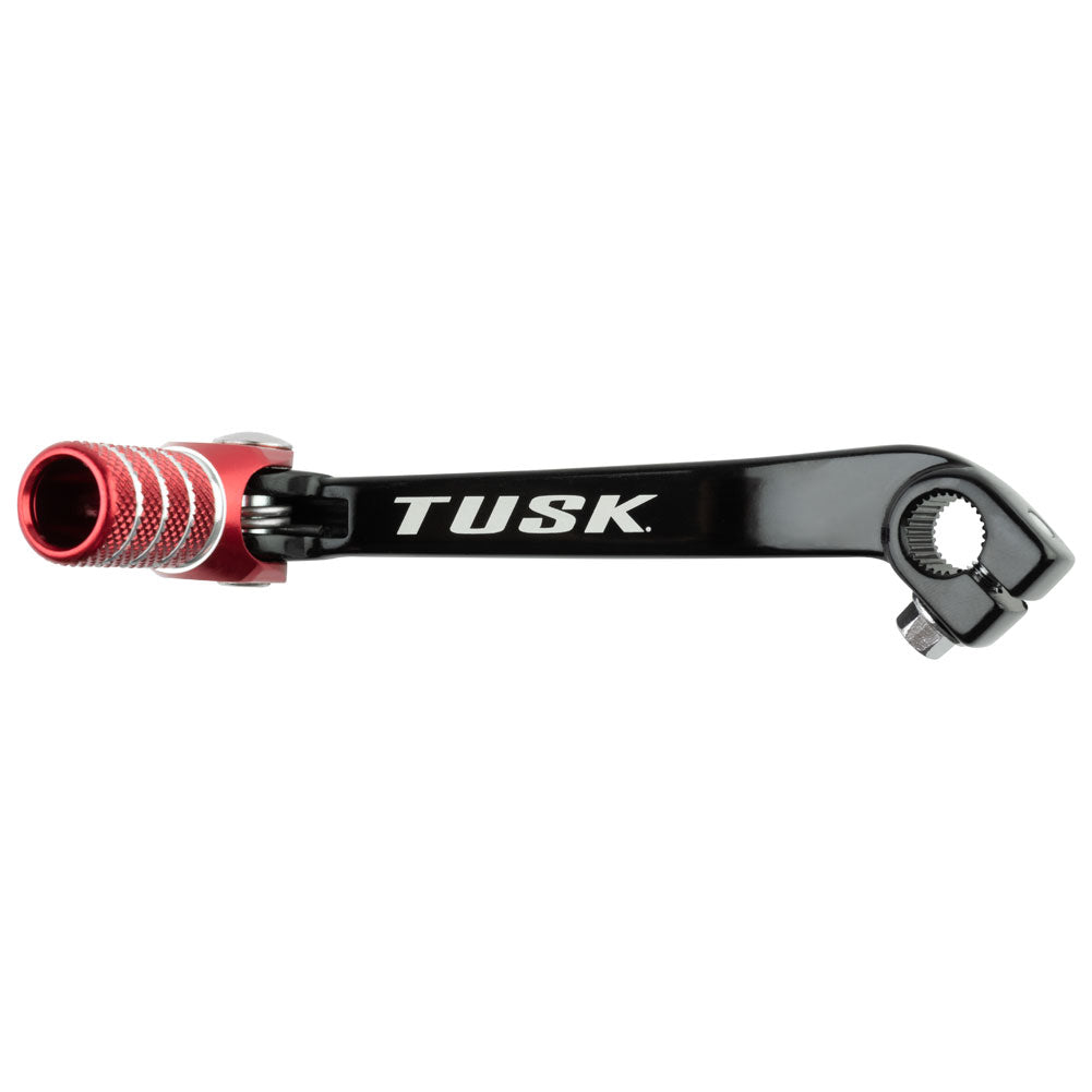 Patilla de cambios Tusk punta color rojo Honda CRF150F 03-09/CRF150F 12-17/CRF230F 03-19/CRF250F 19-25/CRF300F 26