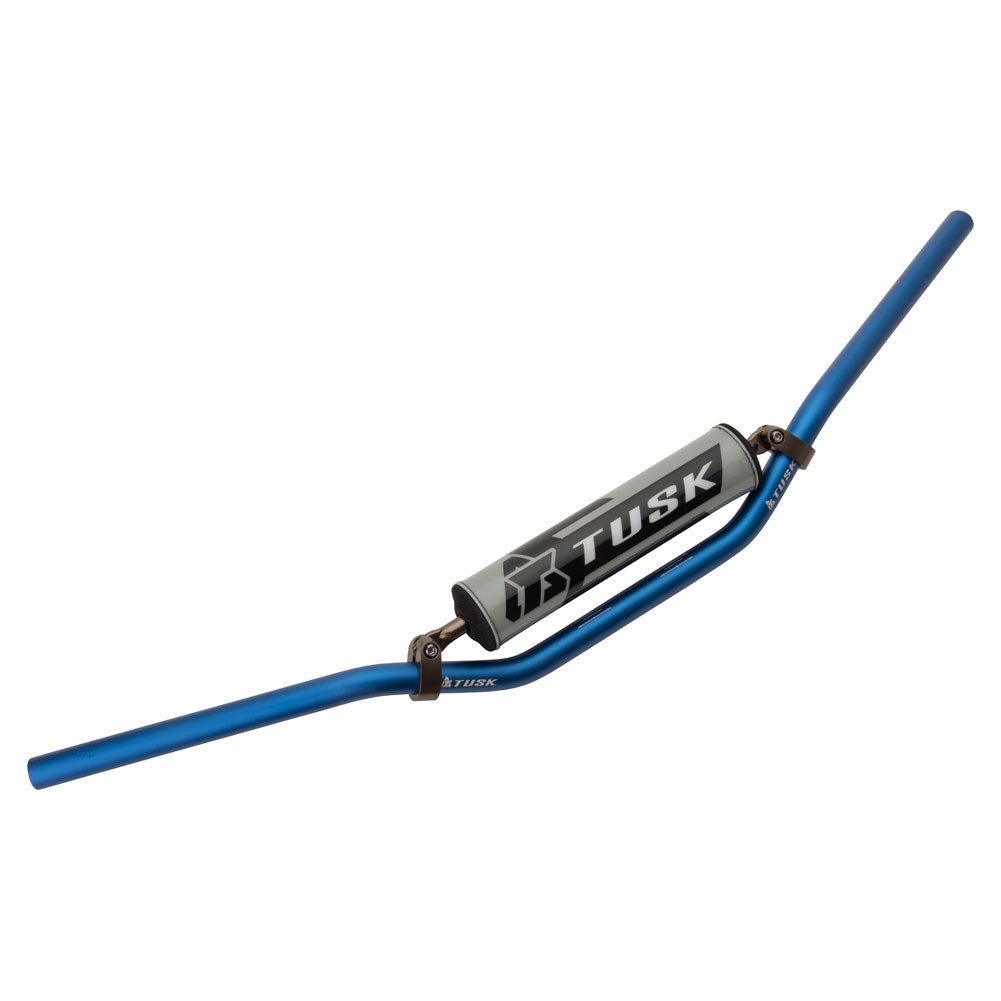 Manivela Tusk T-10 de aluminio de 7/8" curva YZ color azul