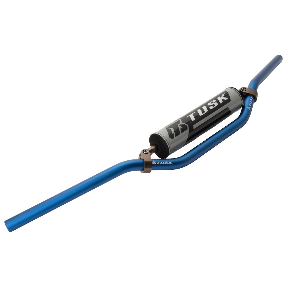 Manivela Tusk T-10 de aluminio de 7/8" curva YZ color azul