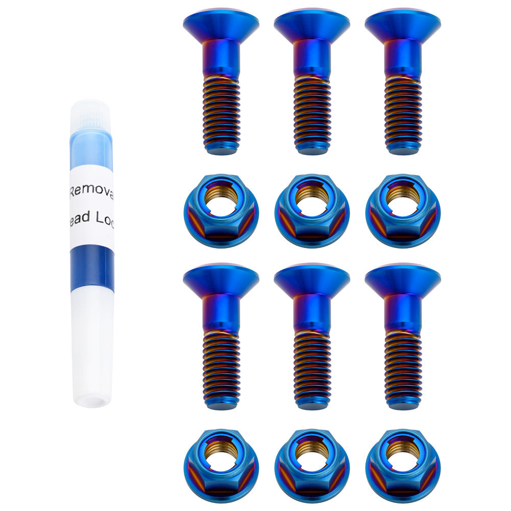 Kit de tornillos de piñón de titanio Tusk M8x25mm