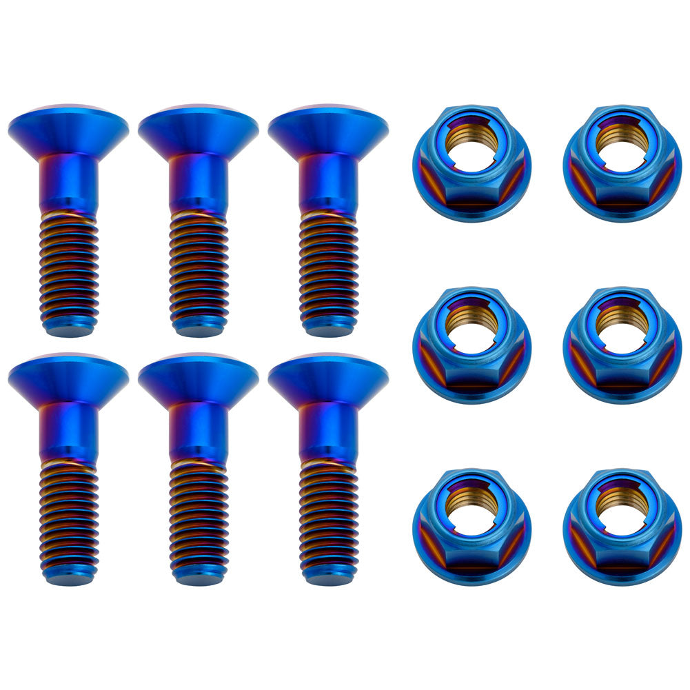 Kit de tornillos de piñón de titanio Tusk M8x25mm