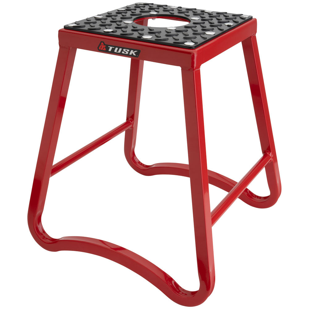 Banco para motocicleta Tusk de aluminio MX rojo
