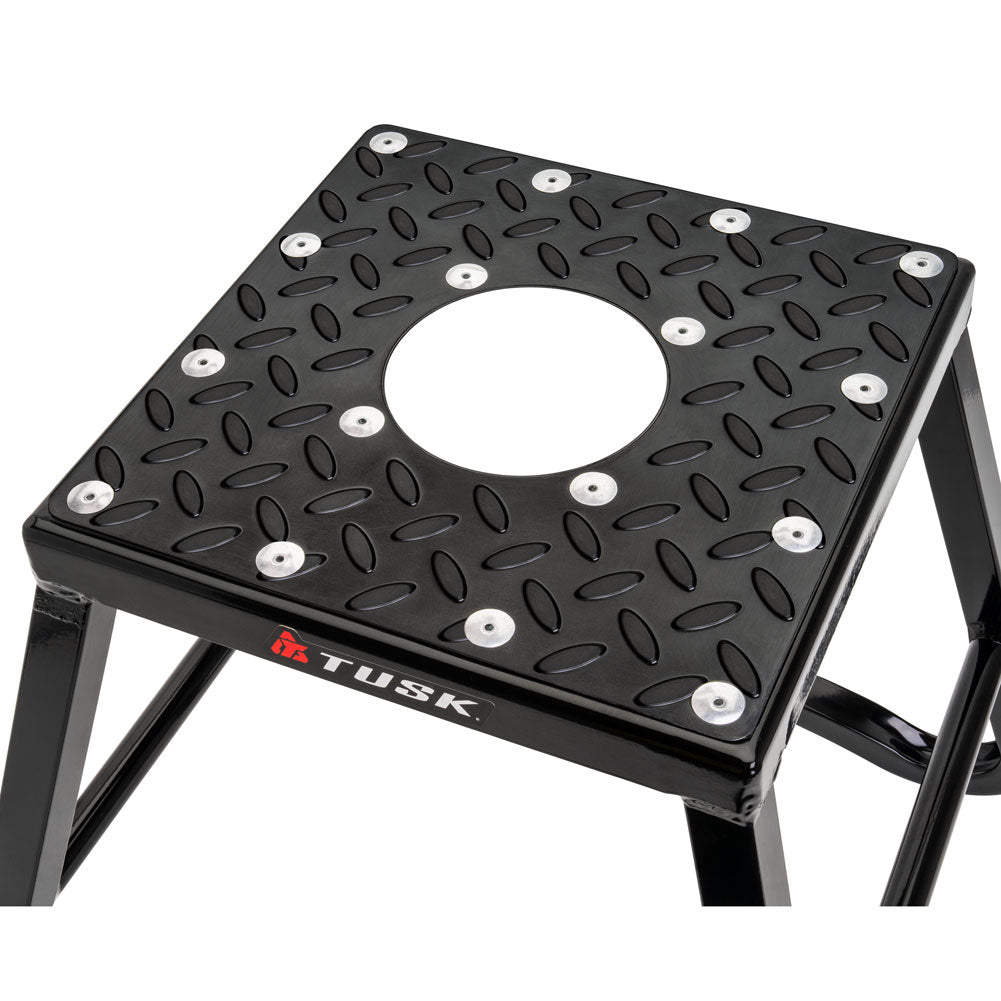 Banco para motocicleta Tusk de aluminio MX negro