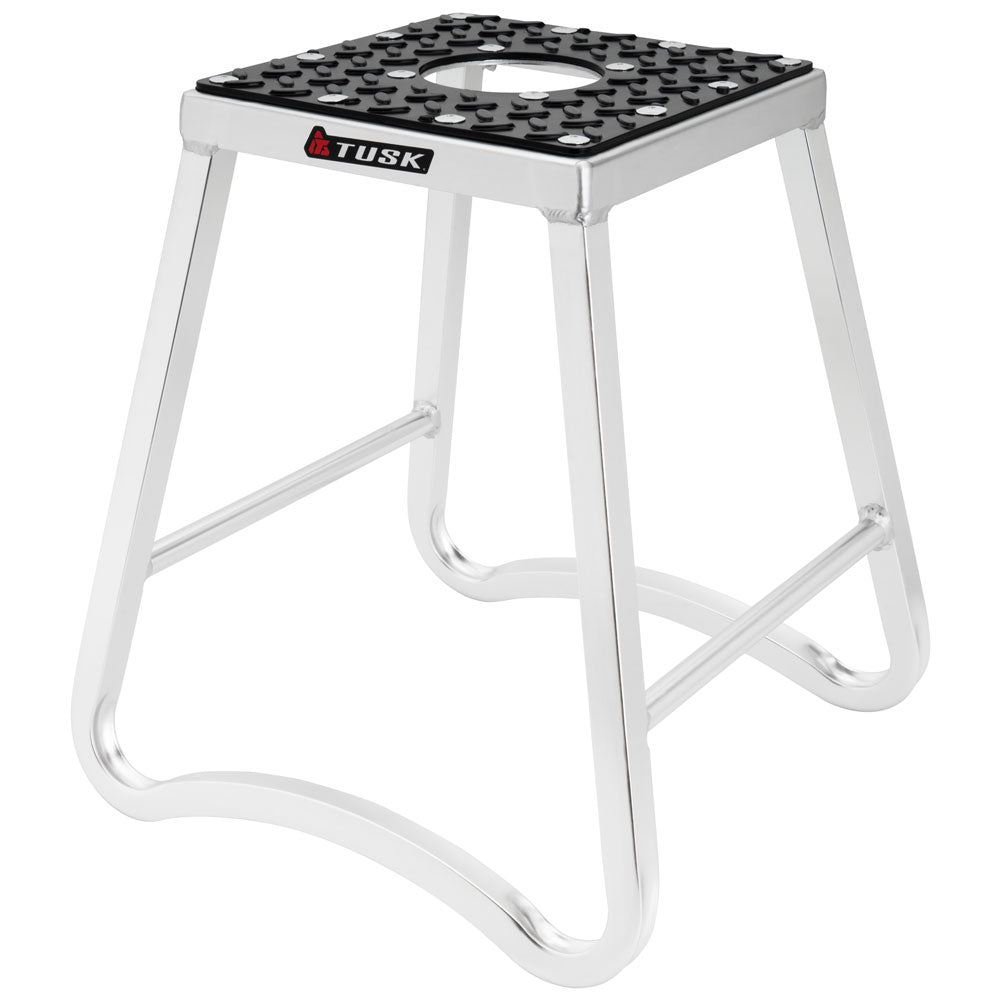 Banco para motocicleta Tusk de aluminio MX plateado