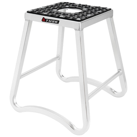 Banco para motocicleta Tusk de aluminio MX plateado